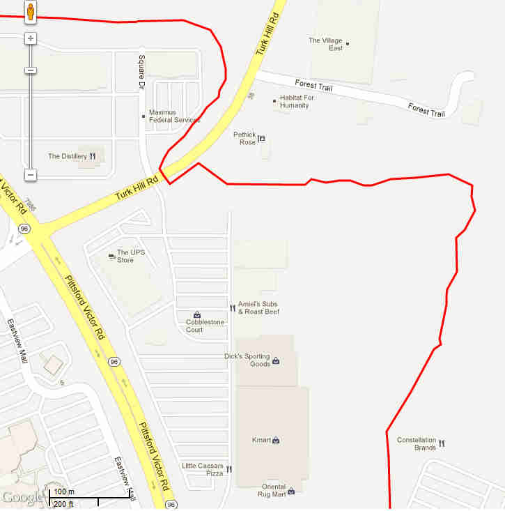 Map: Seneca Trail Extended
